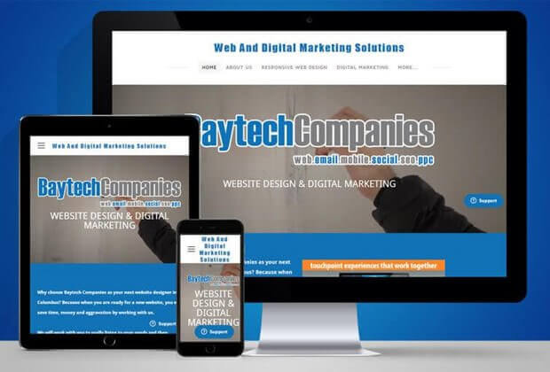 Baytech Landing page design company   Digital Marketing Agency in Columbus   Baytech Companies