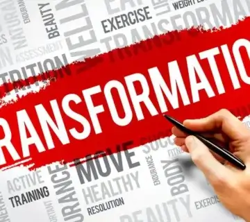Image that says "Transformation"  Like, Baytech Companies business transformation